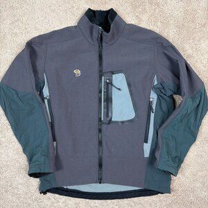 Mountain Hardwear Gore Windstopper Jacket Mens M Green Vintage Made In USA